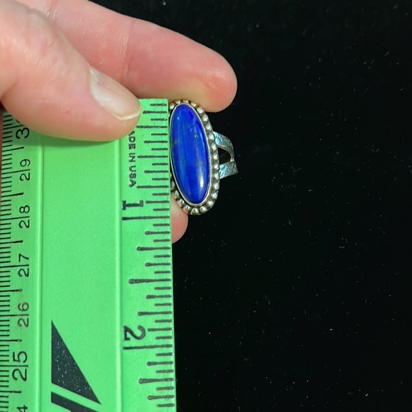Hallmarked 925 Lapiz Ring vintage - Picture 9 of 11